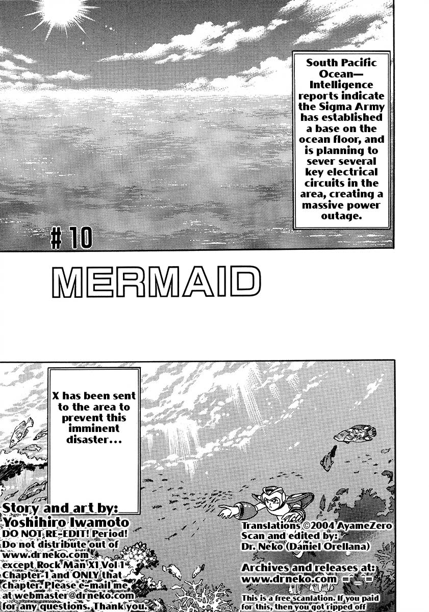 Rockman X Chapter 10 page 1 - Chapter 10: Mermaid