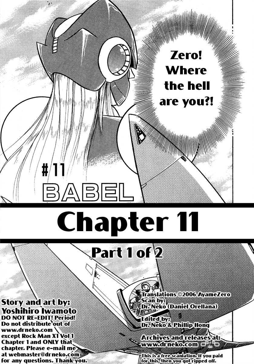 Rockman X Chapter 11 page 1 - Chapter 11: Babel