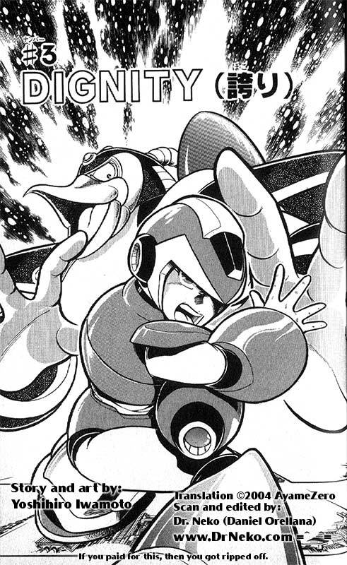Rockman X Chapter 3 page 1 - Chapter 3: Dignity