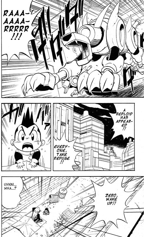 Rockman Zero Chapter 1.2 page 10 - Vol.1 Chapter 2: Fight! A Warrior That Evolves