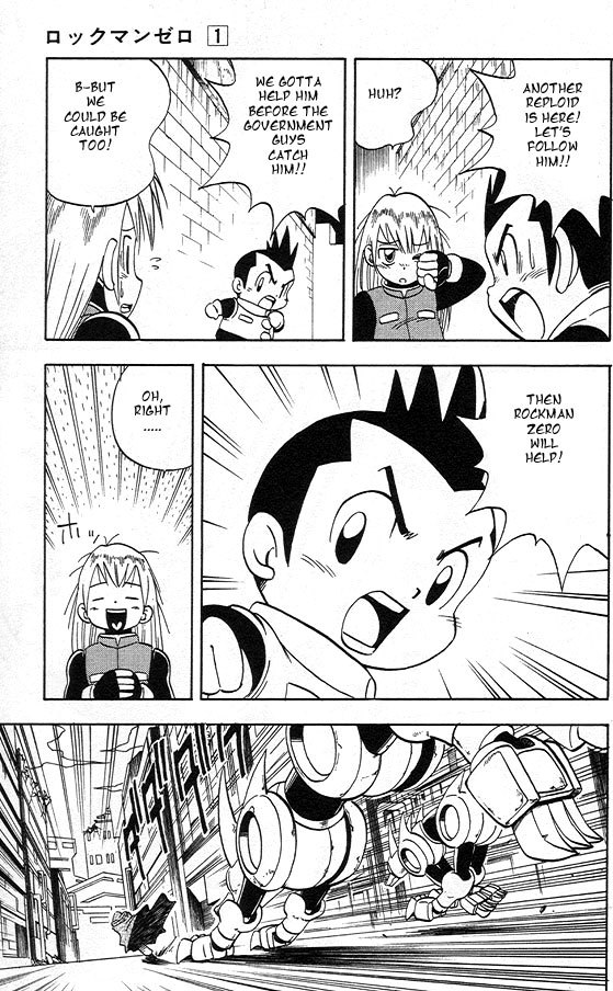 Rockman Zero Chapter 1.2 page 11 - Vol.1 Chapter 2: Fight! A Warrior That Evolves