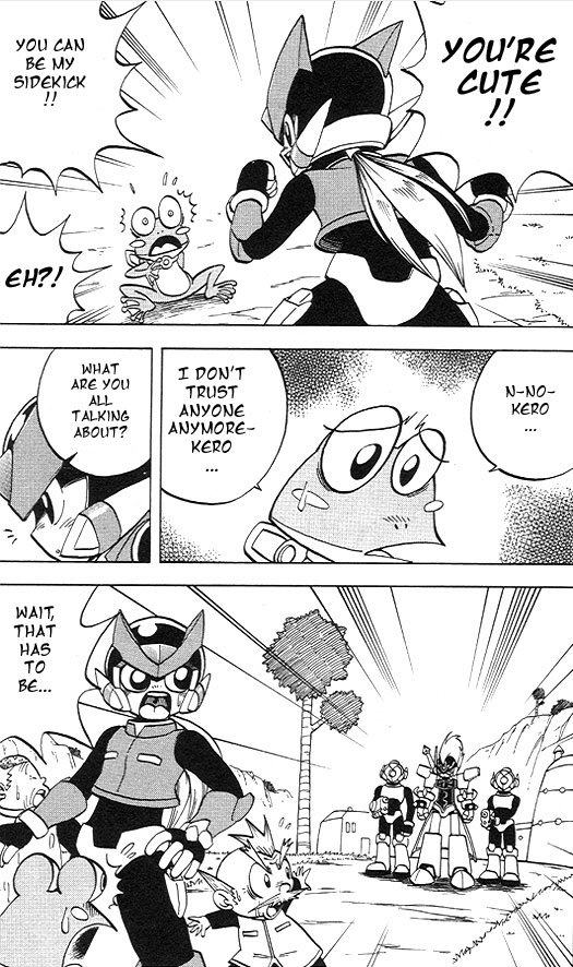 Rockman Zero Chapter 2.5 page 15 - Vol.2 Chapter 5: A Valuable Sidekick, Save Kwappa!