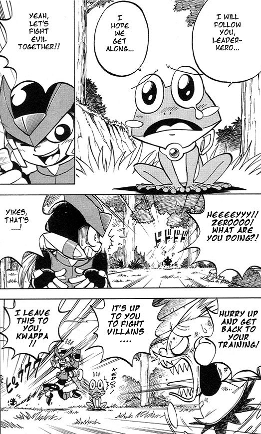 Rockman Zero Chapter 2.5 page 30 - Vol.2 Chapter 5: A Valuable Sidekick, Save Kwappa!