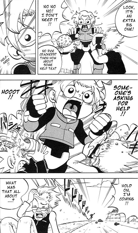 Rockman Zero Chapter 2.5 page 6 - Vol.2 Chapter 5: A Valuable Sidekick, Save Kwappa!