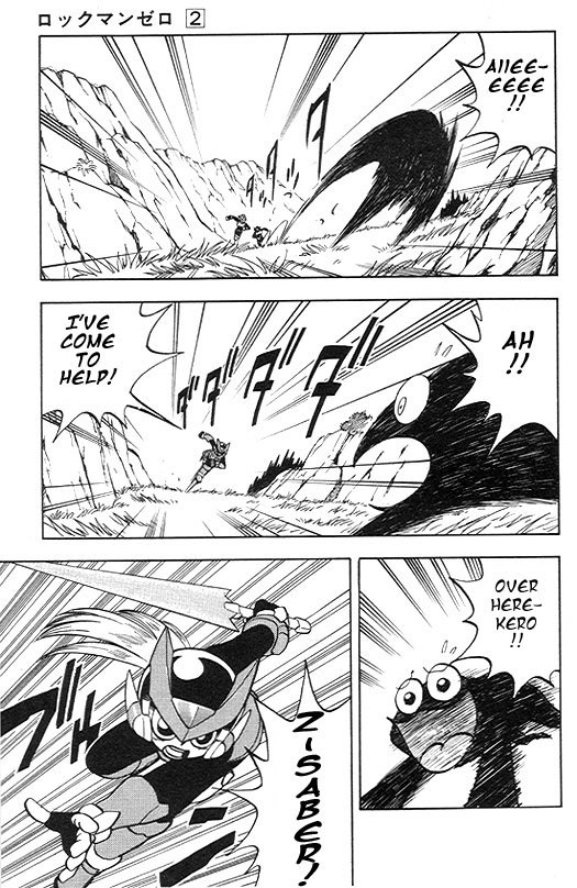Rockman Zero Chapter 2.5 page 7 - Vol.2 Chapter 5: A Valuable Sidekick, Save Kwappa!