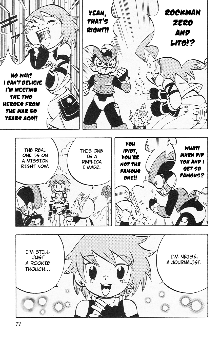 Rockman Zero Chapter 3.3 page 5 - Vol.3 Chapter 3: Wandering Warrior Craft Appears!!