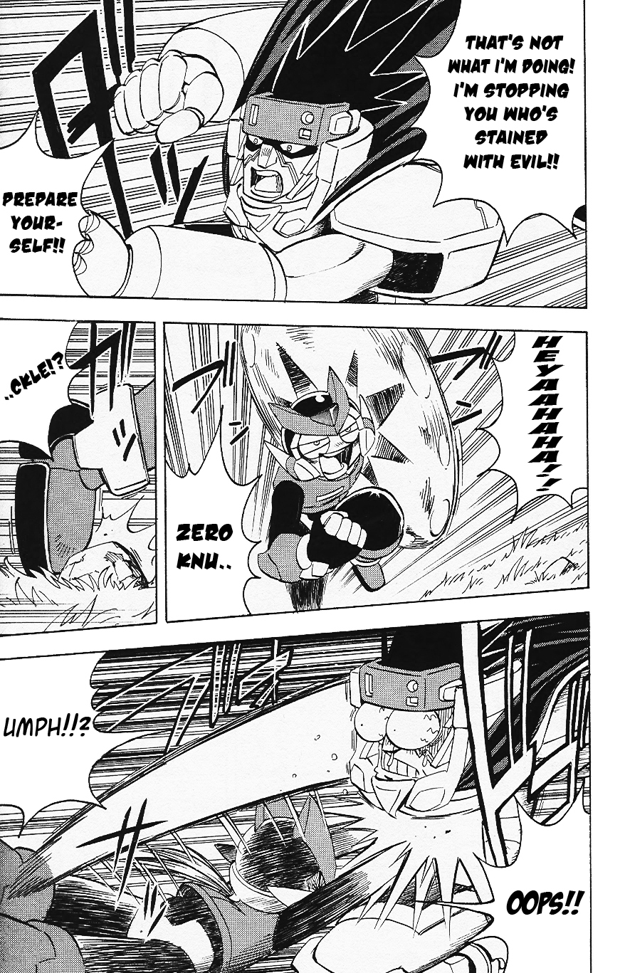 Rockman Zero Chapter 3.5 page 21 - Vol.3 Chapter 5: Zero, Has Gone Evil!?