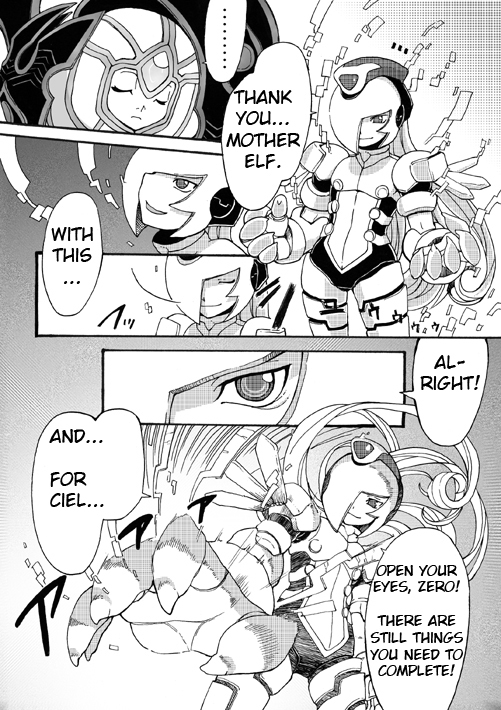 Rockman Zero Chapter 3.6-5 page 12 - Vol.3 Chapter 6.5: Freesia