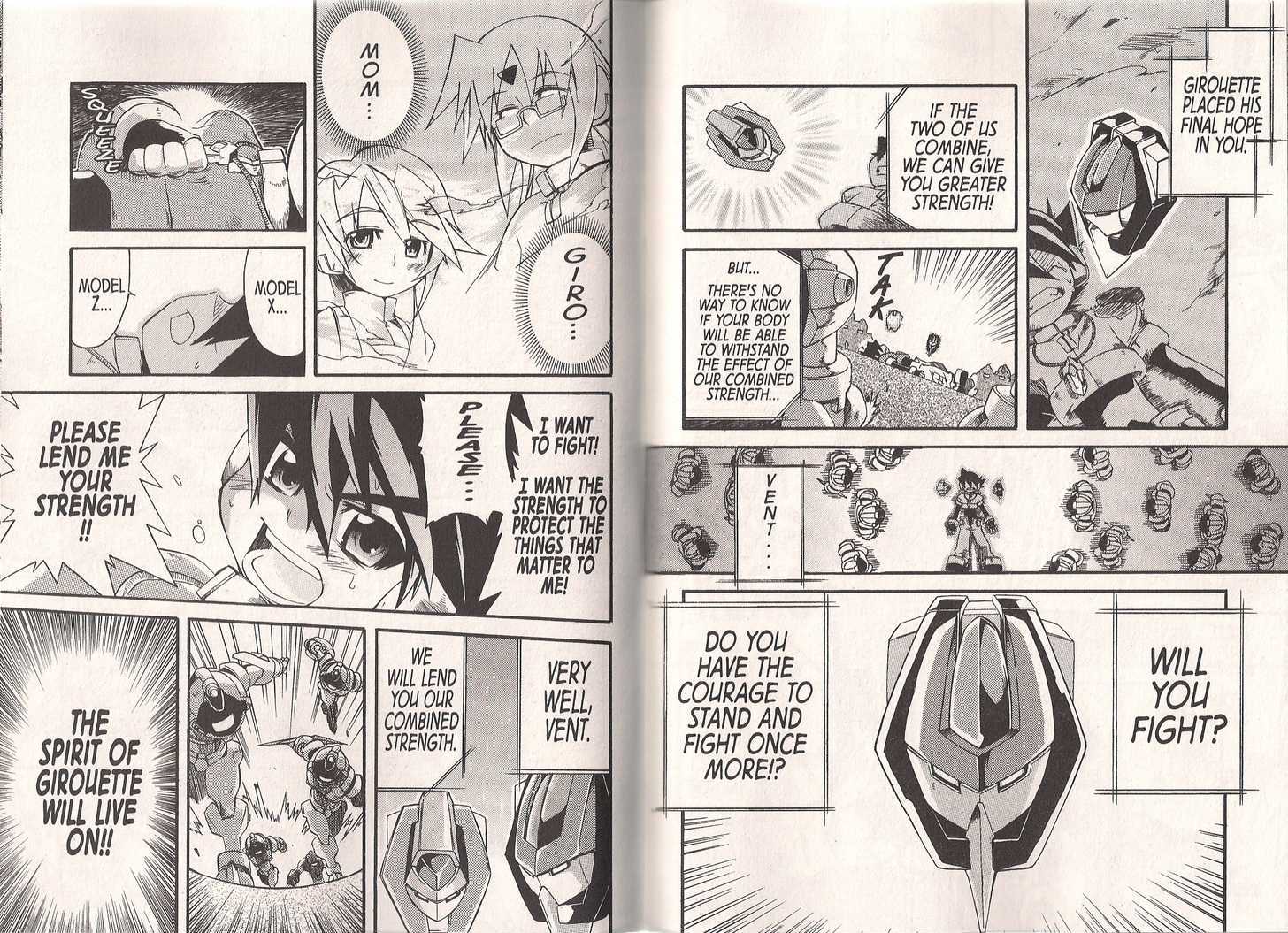 Rockman ZX Chapter 1.4 page 8 - Vol.01 Chapter 4 : The Miraculous Double MegaMerge