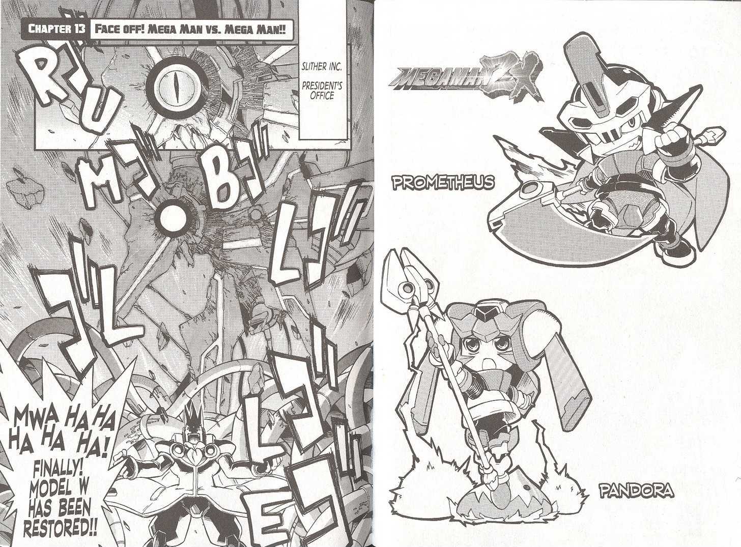 Rockman ZX Chapter 2.6 page 1 - Vol.2 Chapter 6 : Face Off! Mega Man Vs. Mega Man!!