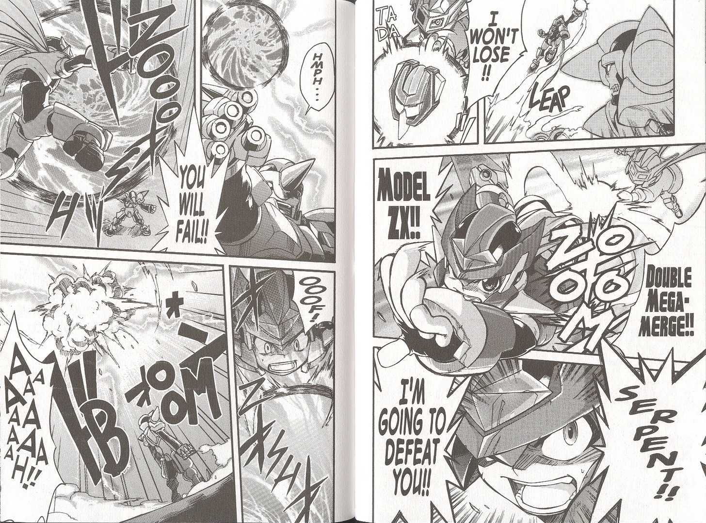 Rockman ZX Chapter 2.6 page 7 - Vol.2 Chapter 6 : Face Off! Mega Man Vs. Mega Man!!