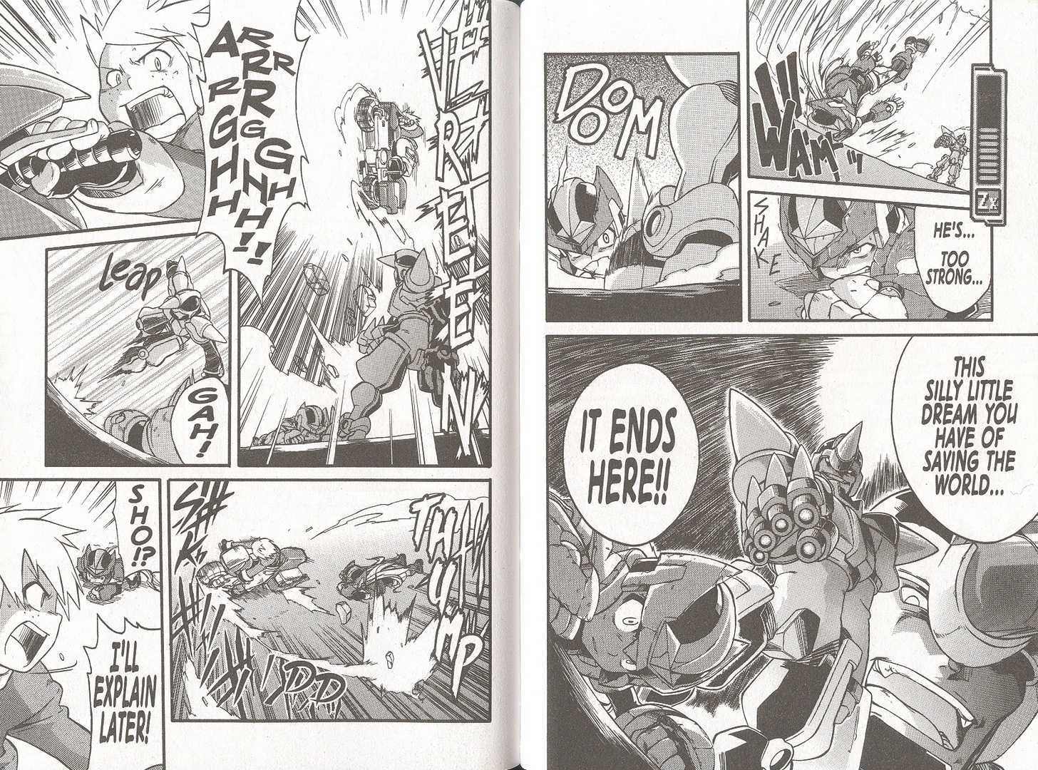 Rockman ZX Chapter 2.6 page 8 - Vol.2 Chapter 6 : Face Off! Mega Man Vs. Mega Man!!