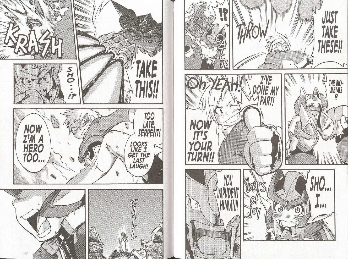 Rockman ZX Chapter 2.6 page 9 - Vol.2 Chapter 6 : Face Off! Mega Man Vs. Mega Man!!