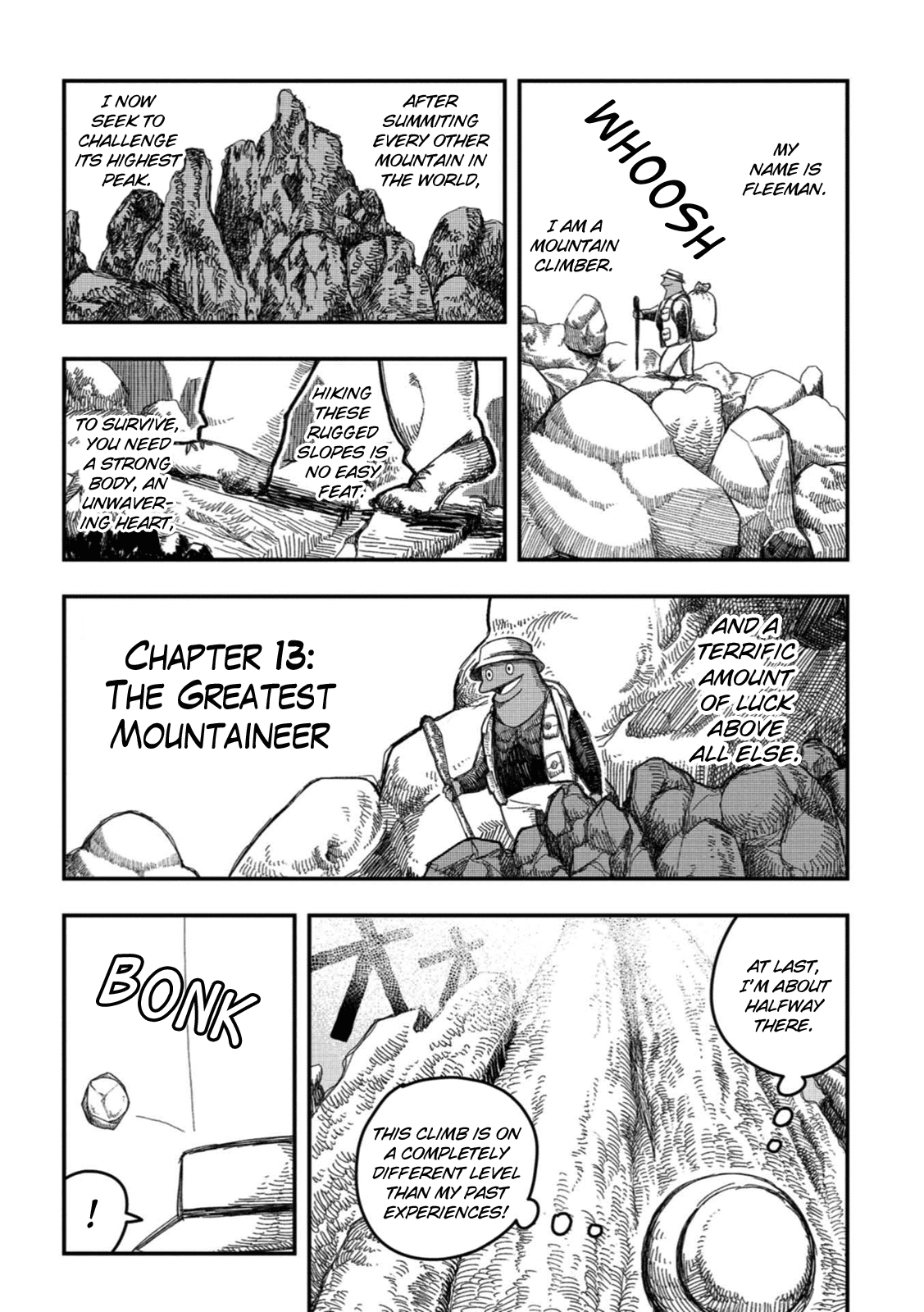 Rojica to Rakkasei Chapter 13 page 1 - Chapter 13: The Greatest Mountaineer