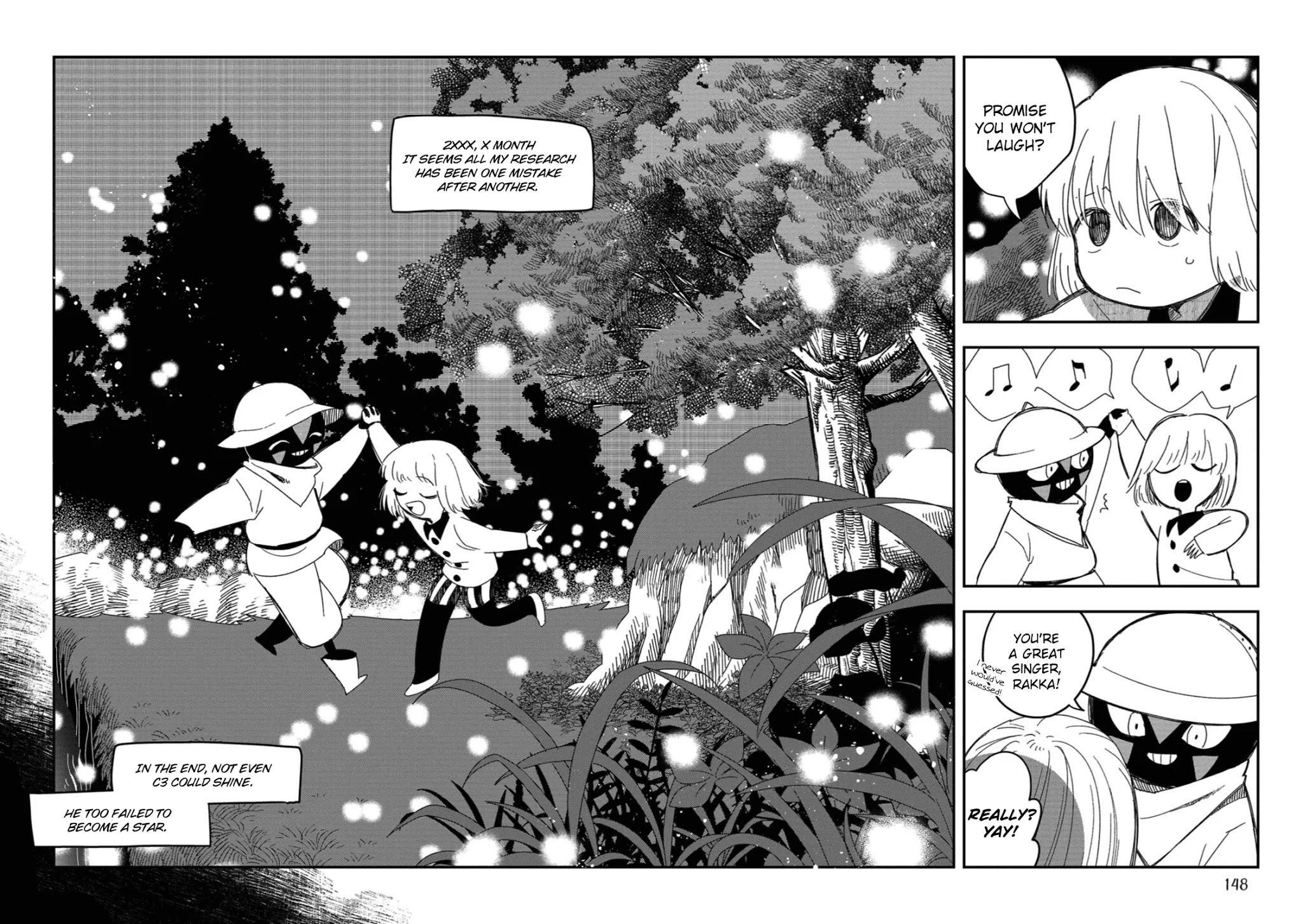 Rojica to Rakkasei Chapter 24 page 35 - Chapter 24: Among the Fireflies