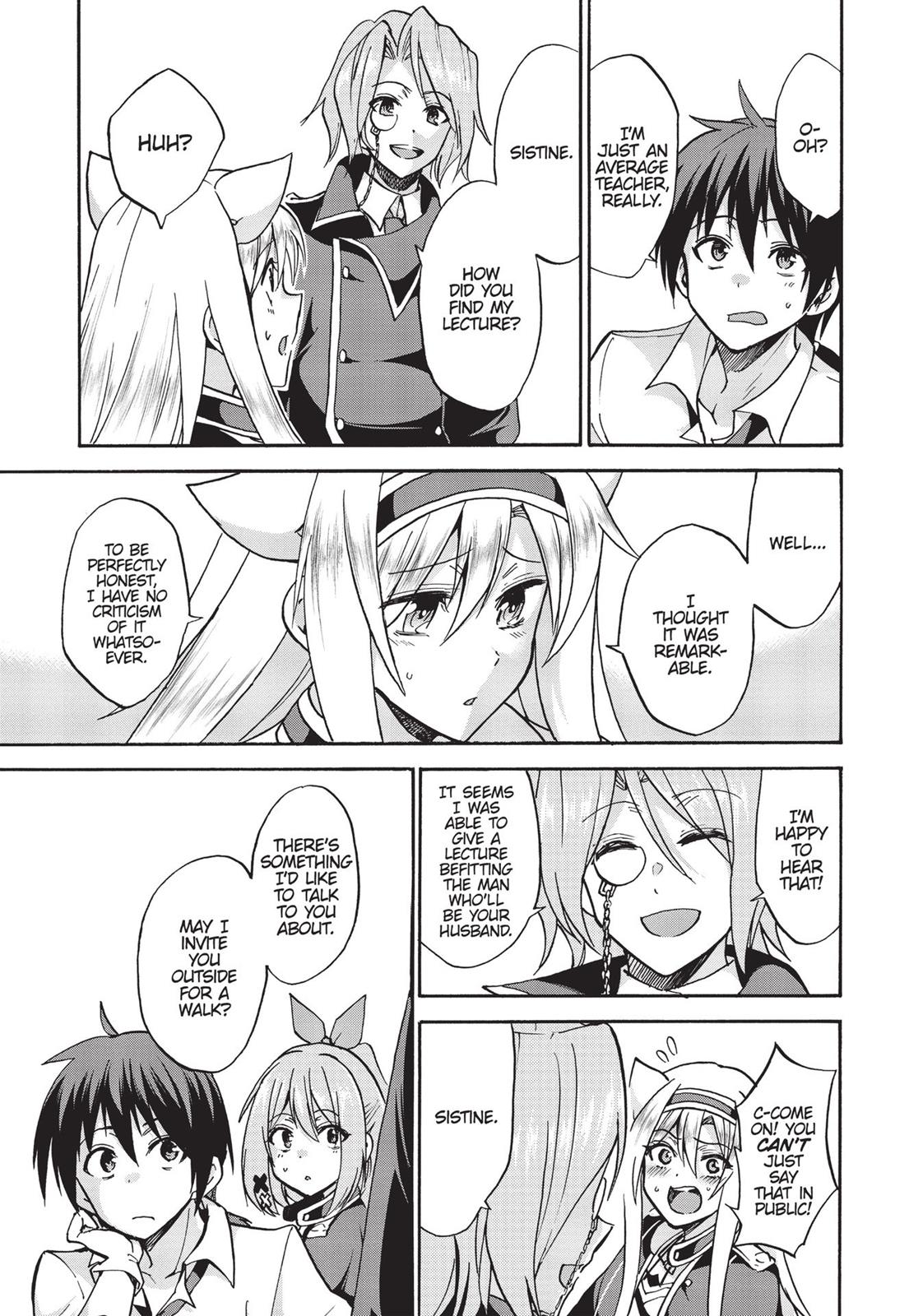 Roku de Nashi Majutsu Koushi to Kinki Kyouten Chapter 28 page 8 - Chapter 28: Lecture 28