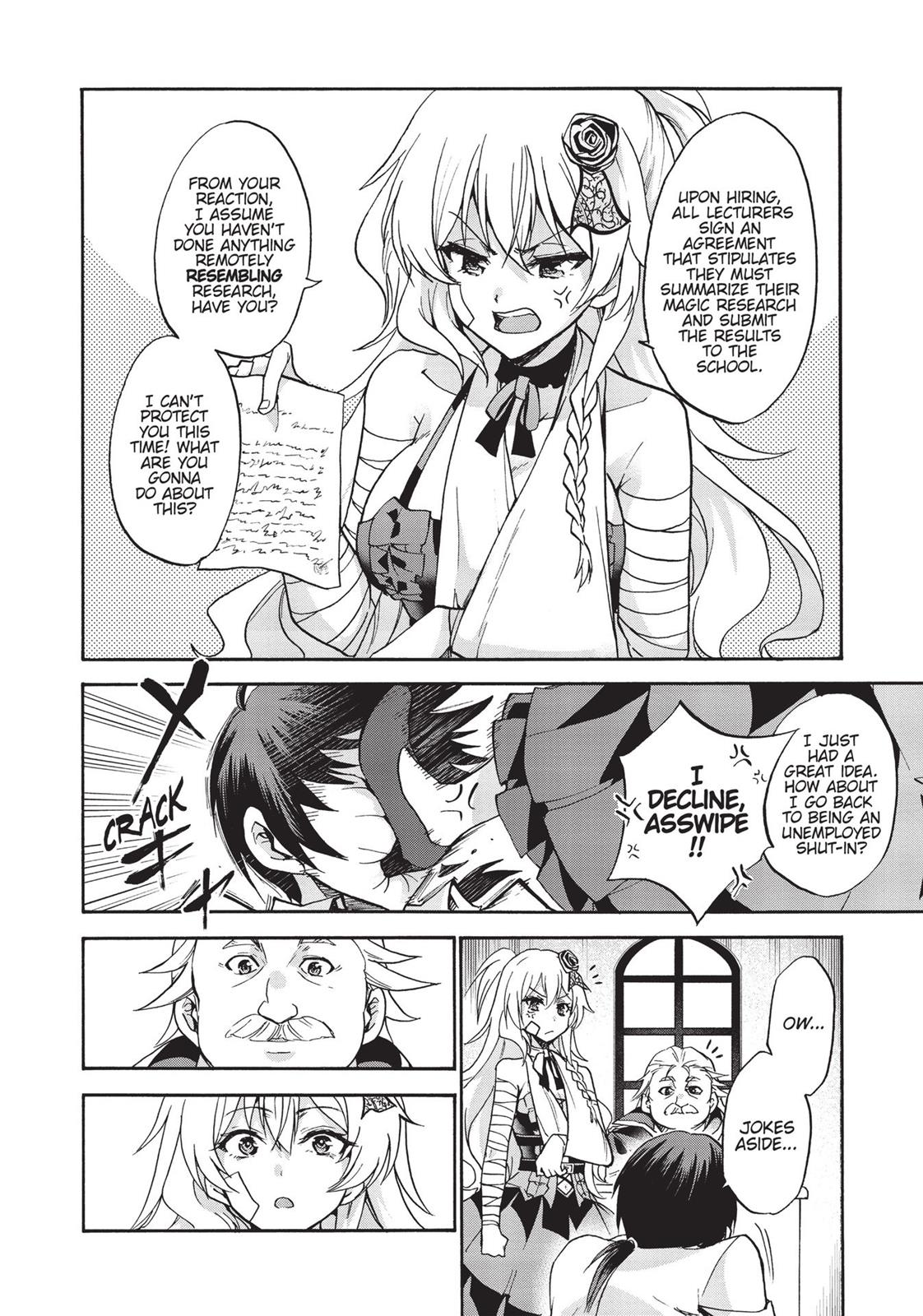 Roku de Nashi Majutsu Koushi to Kinki Kyouten Chapter 35 page 6 - Chapter 35: Lecture 35