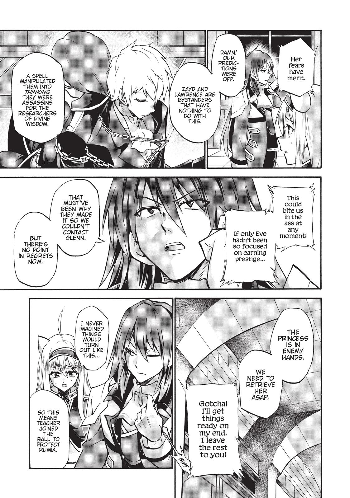 Roku de Nashi Majutsu Koushi to Kinki Kyouten Chapter 49 page 12 - Chapter 49
