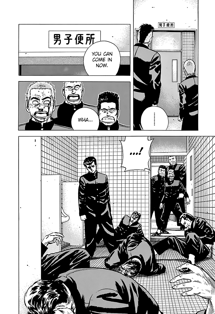 Rokudenashi Blues Chapter 161 page 14 - Chapter 161: Lost In The High School