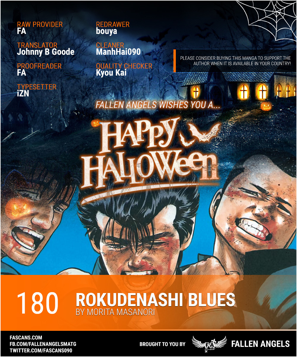 Rokudenashi Blues Chapter 180 page 1 - Chapter 180: The Big Four