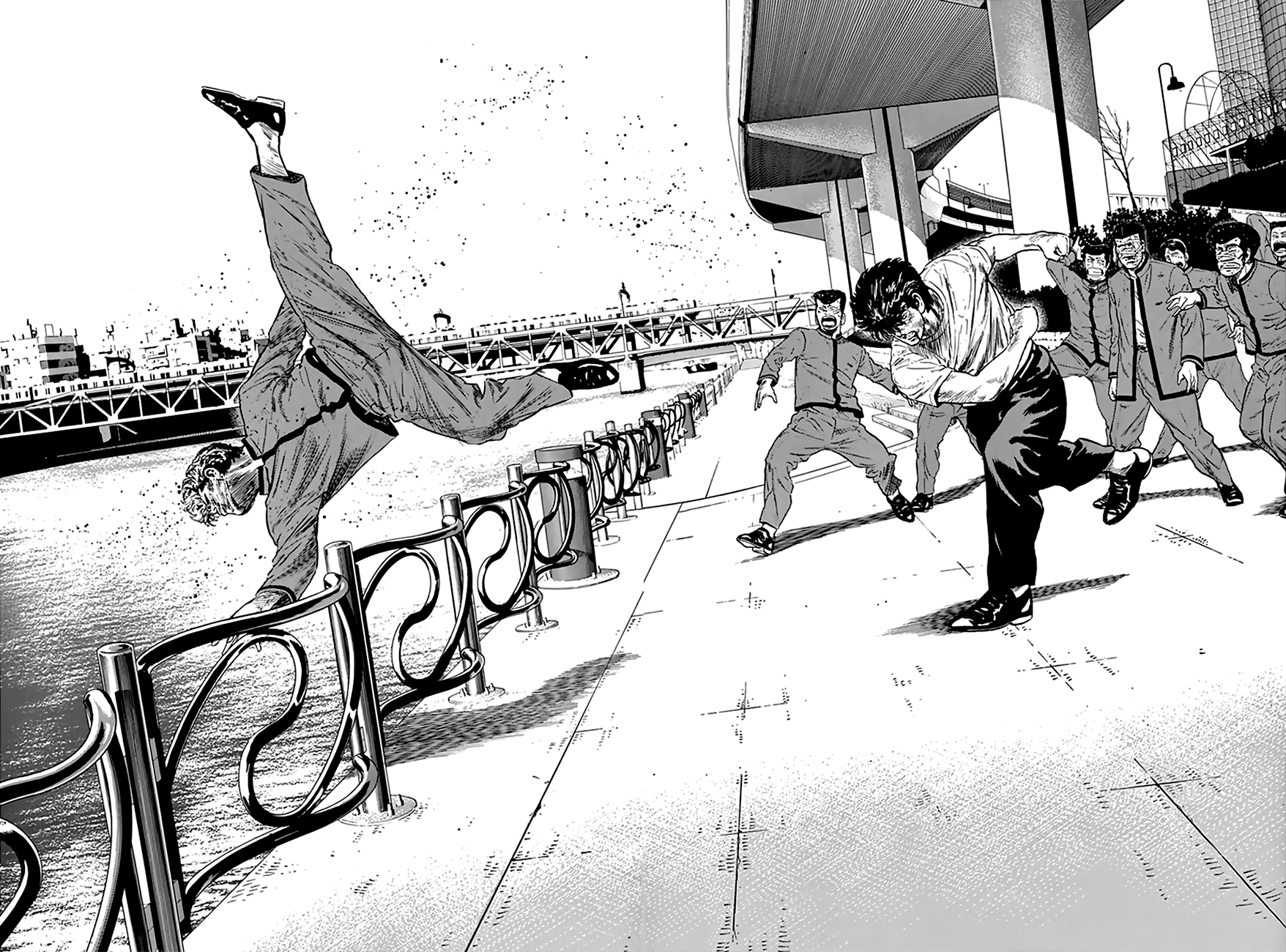 Rokudenashi Blues Chapter 196 page 15 - Chapter 196: Fall In The River