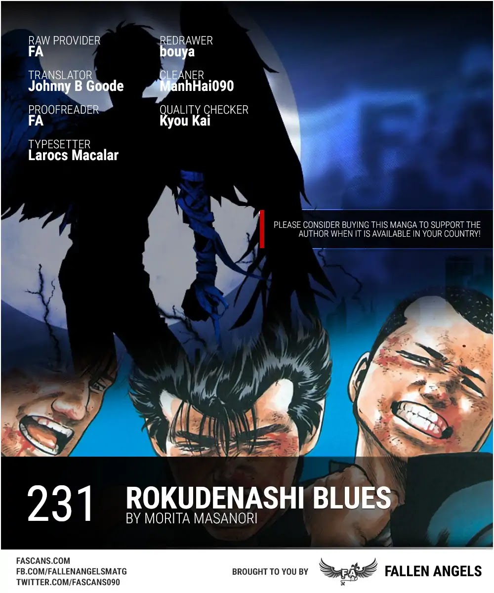 Rokudenashi Blues Chapter 231 page 1 - Chapter 231: How To Stop A Right Cross