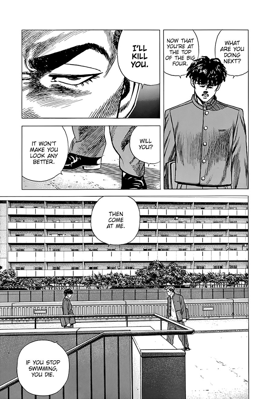 Rokudenashi Blues Chapter 267 page 22 - Chapter 267: The Territory of Migratory Fish
