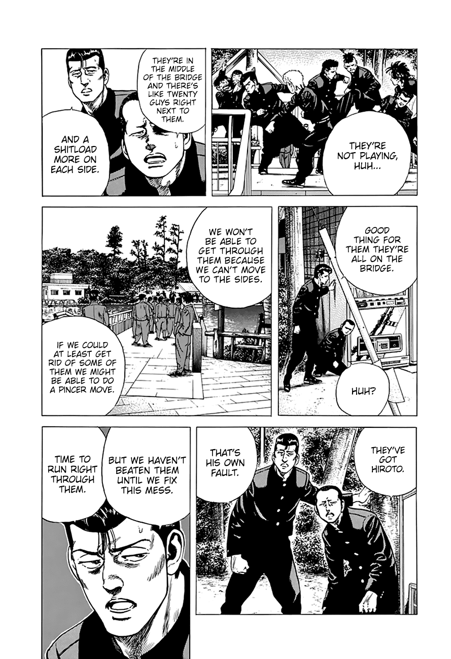 Rokudenashi Blues Chapter 279 page 12 - Chapter 279: Run Over Nanaibashi!