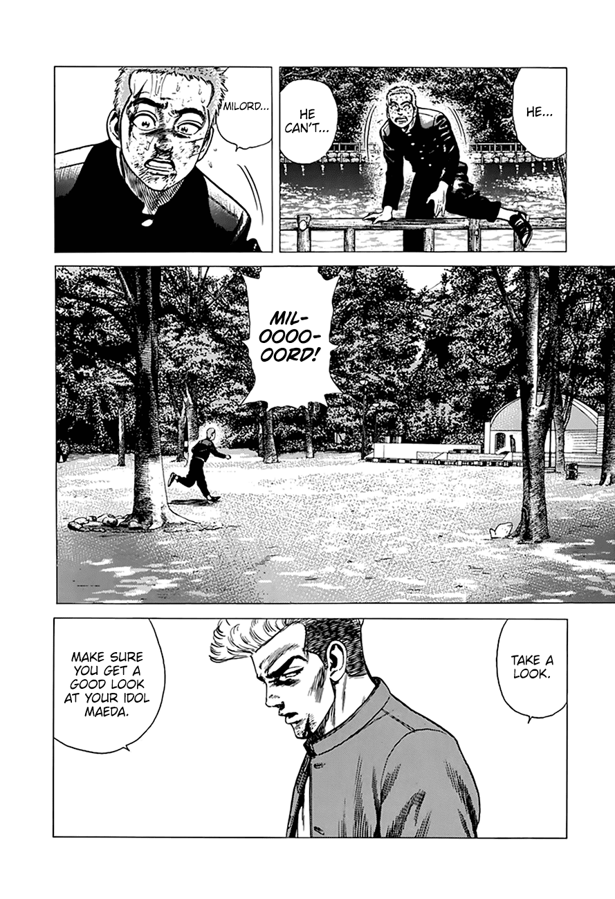 Rokudenashi Blues Chapter 282 page 10 - Chapter 282: You Little Bleached Blond Turd!