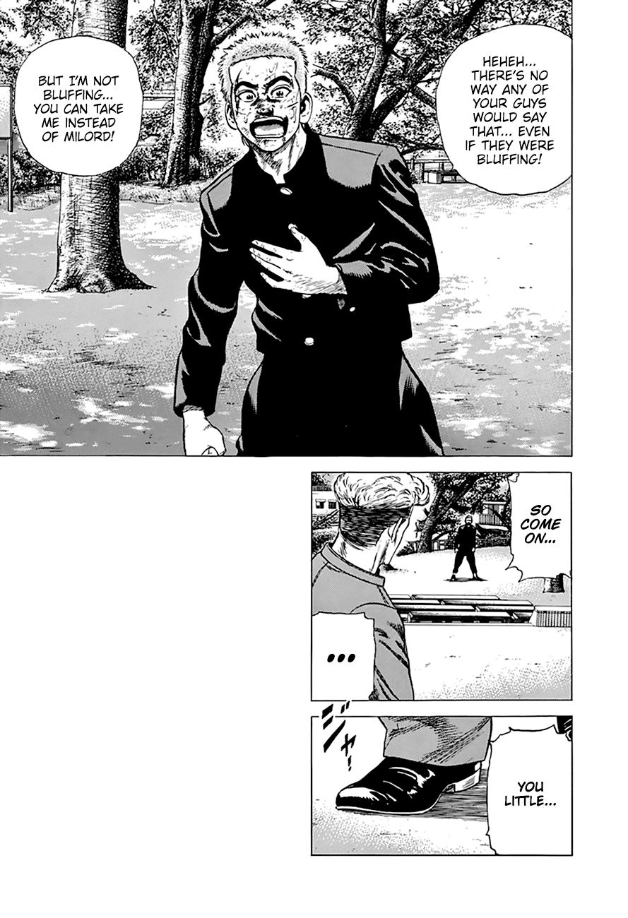 Rokudenashi Blues Chapter 282 page 13 - Chapter 282: You Little Bleached Blond Turd!