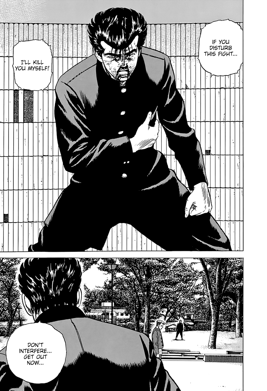 Rokudenashi Blues Chapter 282 page 15 - Chapter 282: You Little Bleached Blond Turd!