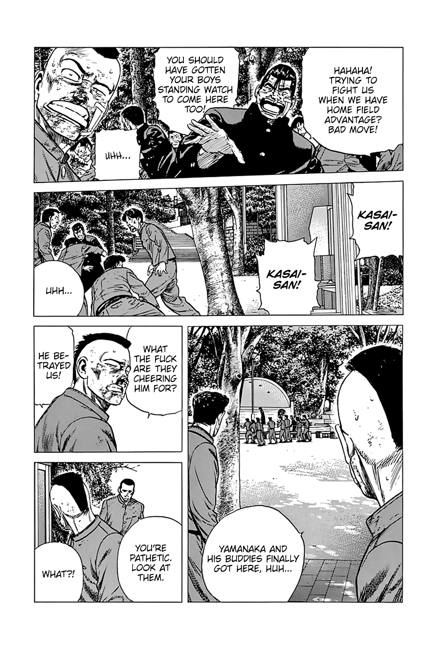 Rokudenashi Blues Chapter 285 page 19 - Chapter 285: The Fish Revived To Keep Swimming