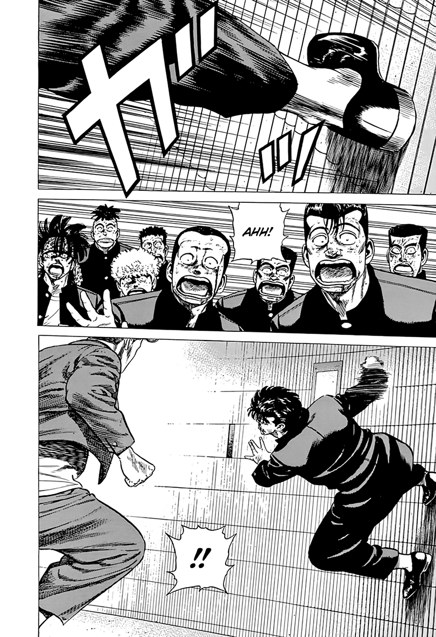 Rokudenashi Blues Chapter 287 page 10 - Chapter 287: Kick The Wall