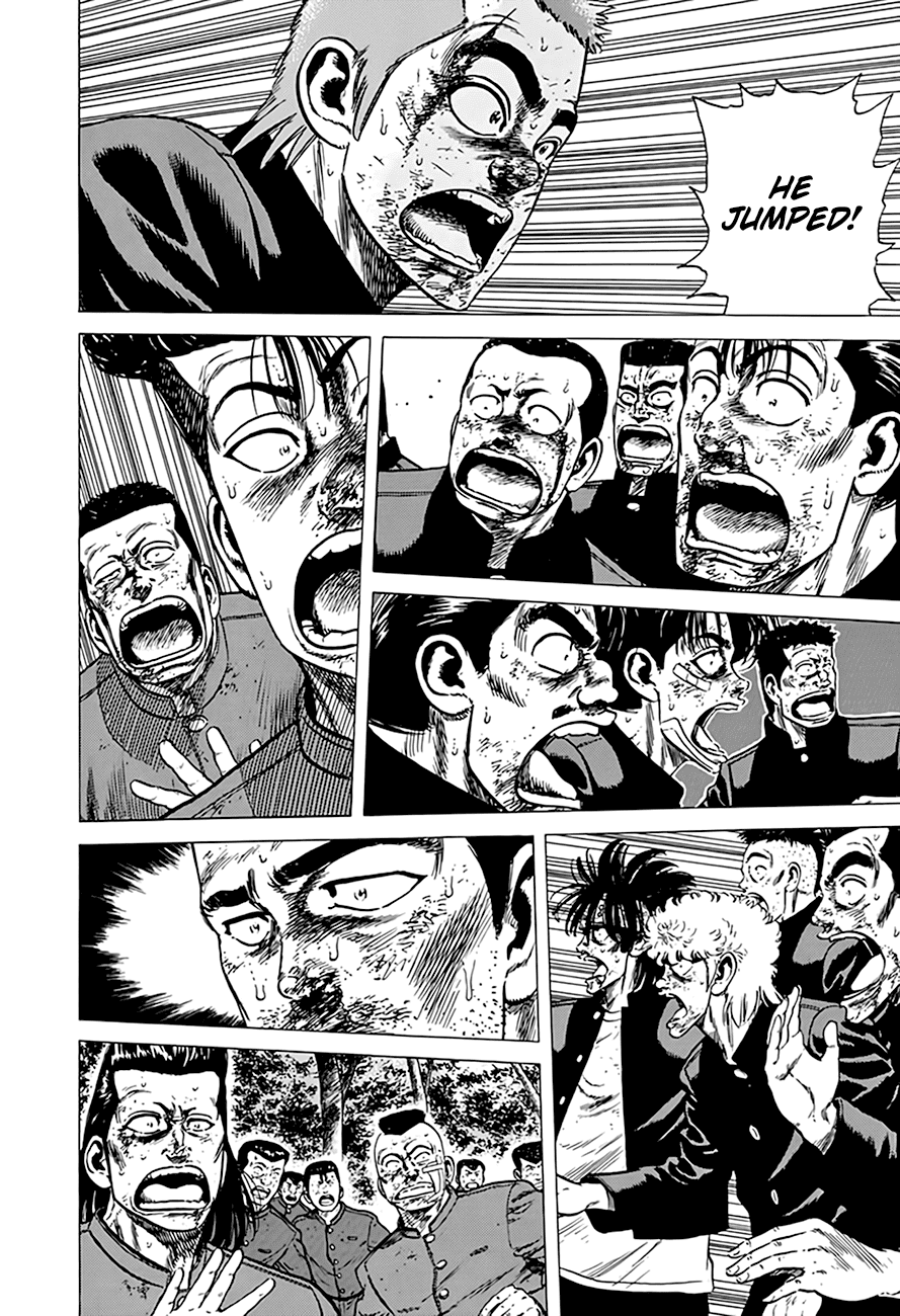 Rokudenashi Blues Chapter 287 page 14 - Chapter 287: Kick The Wall