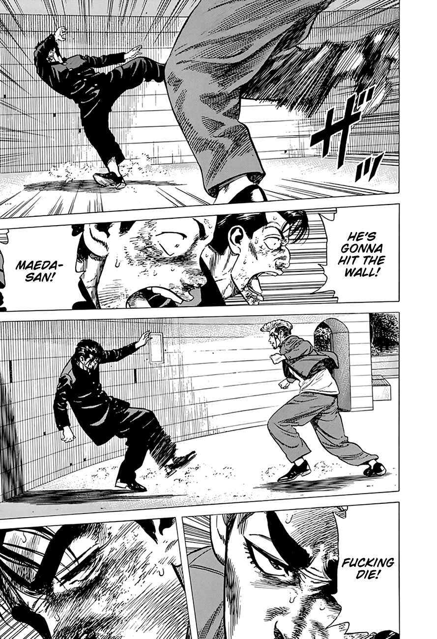 Rokudenashi Blues Chapter 287 page 9 - Chapter 287: Kick The Wall