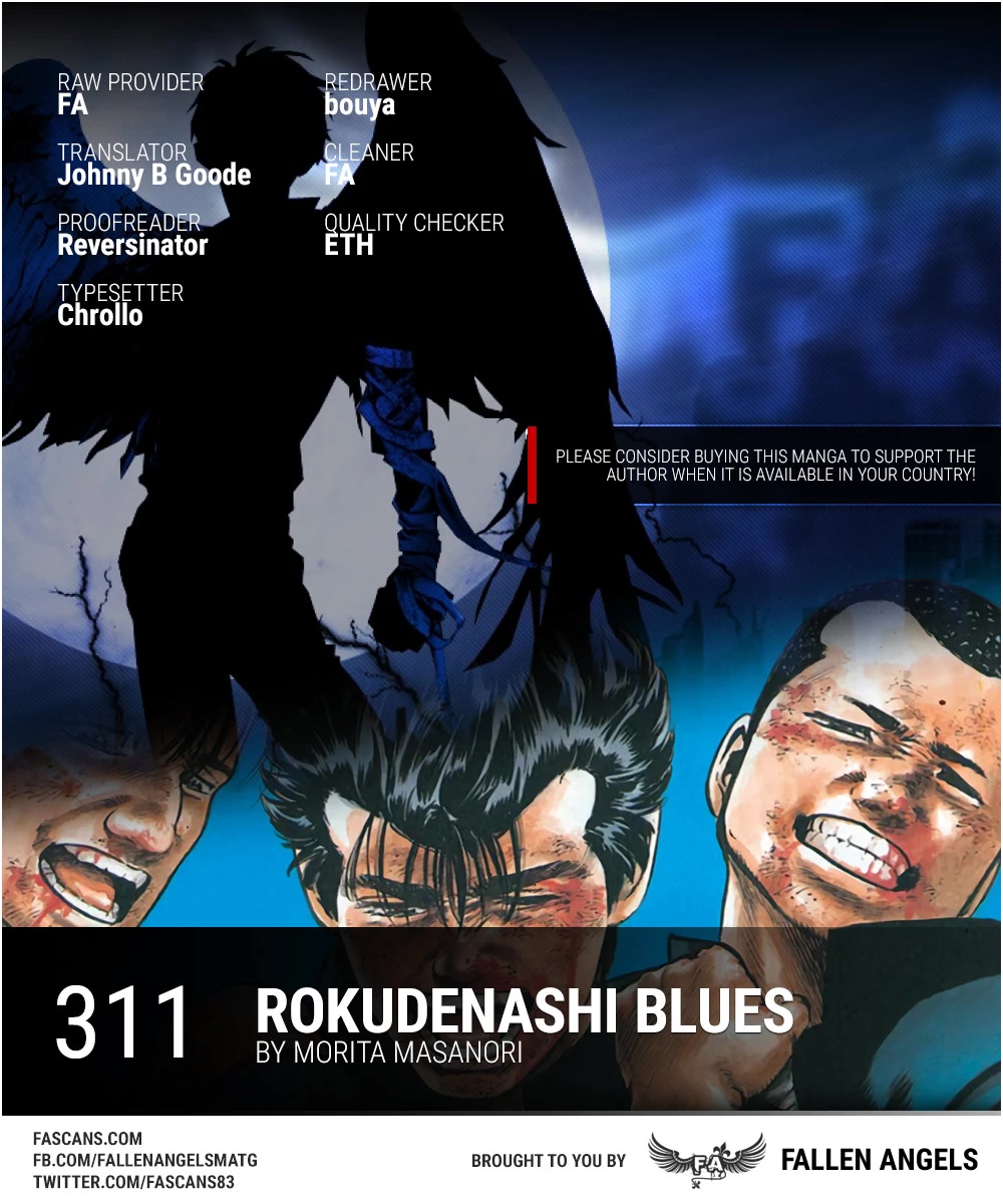 Rokudenashi Blues Chapter 311 page 1 - Chapter 311: I Believe That He Is Right