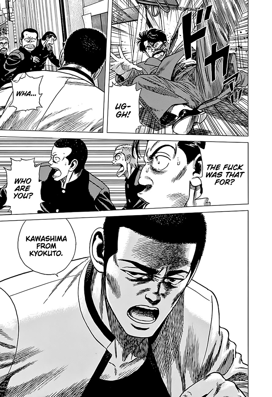 Rokudenashi Blues Chapter 322 page 12 - Chapter 322: White Riot