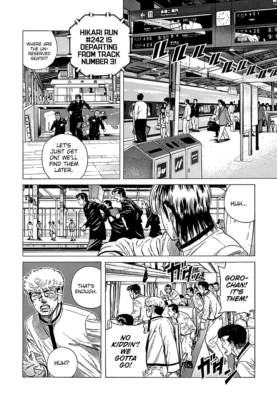 Rokudenashi Blues Chapter 331 page 10 - Chapter 331: We’ll go back on the unreserved seats (cars 1 - 5)