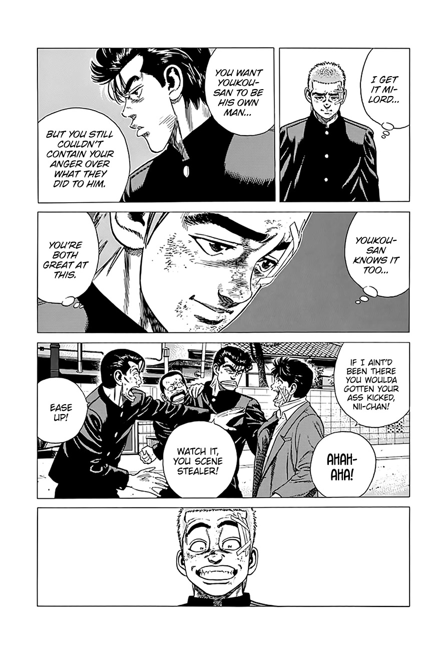 Rokudenashi Blues Chapter 331 page 4 - Chapter 331: We’ll go back on the unreserved seats (cars 1 - 5)