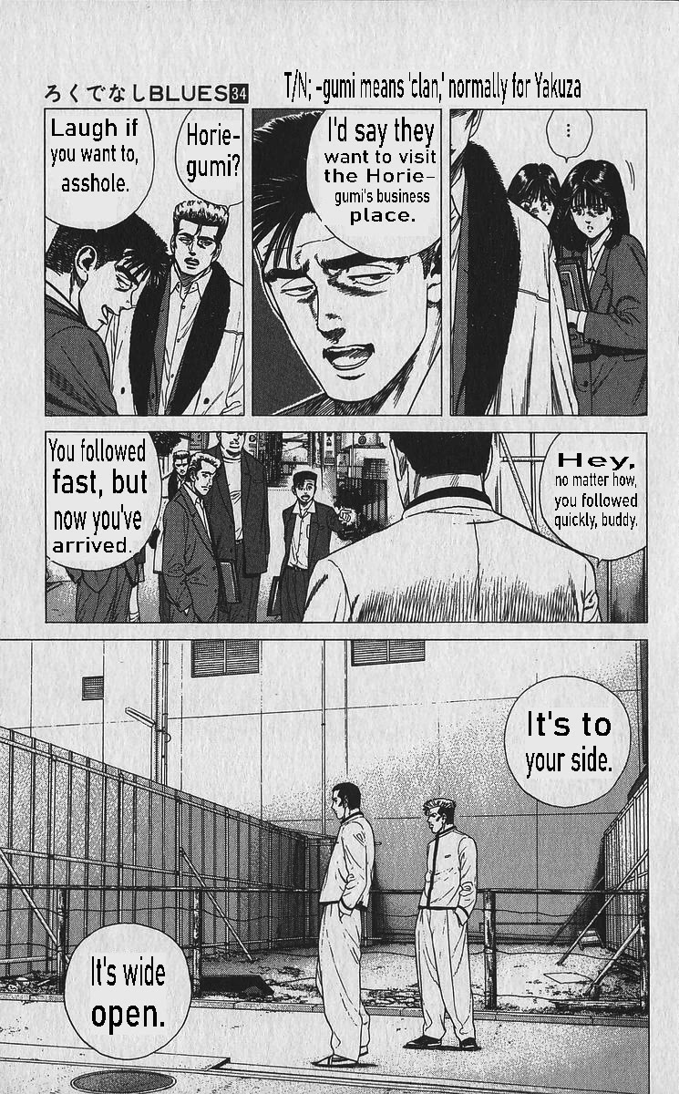 Rokudenashi Blues Chapter 335 page 13 - Chapter 335: Candy and Whip