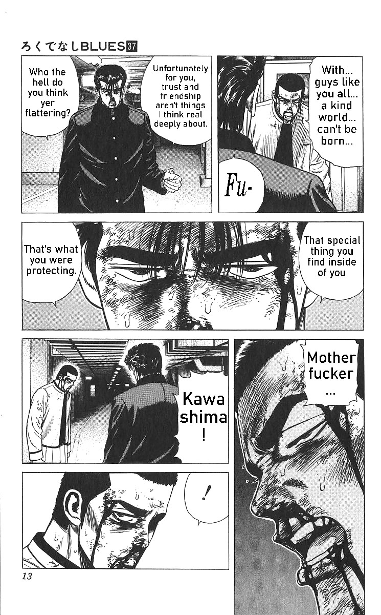 Rokudenashi Blues Chapter 359 page 15 - Chapter 359: Climbing a Tree for a Fish