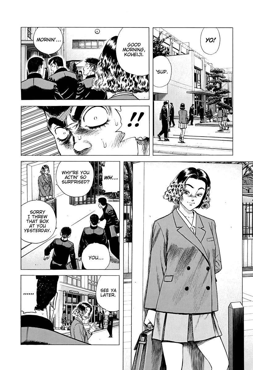 Rokudenashi Blues Chapter 381 page 12 - Chapter 381: DODGER BLUE MAN & WOMAN