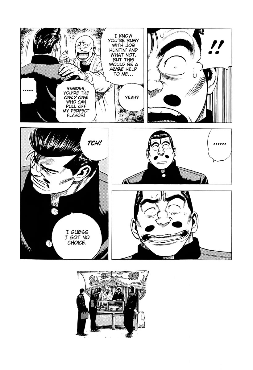 Rokudenashi Blues Chapter 385 page 19 - Chapter 385: TACOYAKI - Run with your head held high