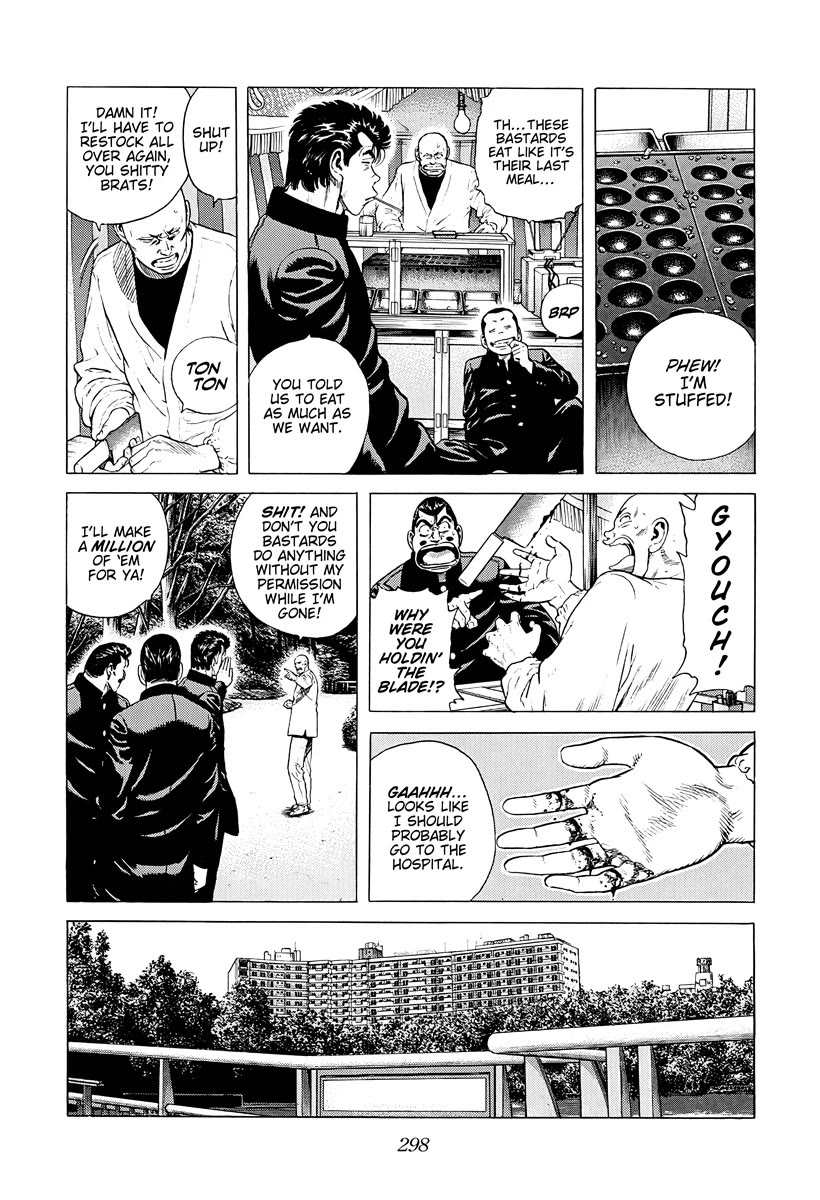 Rokudenashi Blues Chapter 385 page 8 - Chapter 385: TACOYAKI - Run with your head held high