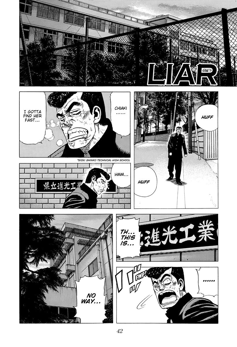 Rokudenashi Blues Chapter 408 page 1 - Chapter 408: LIAR