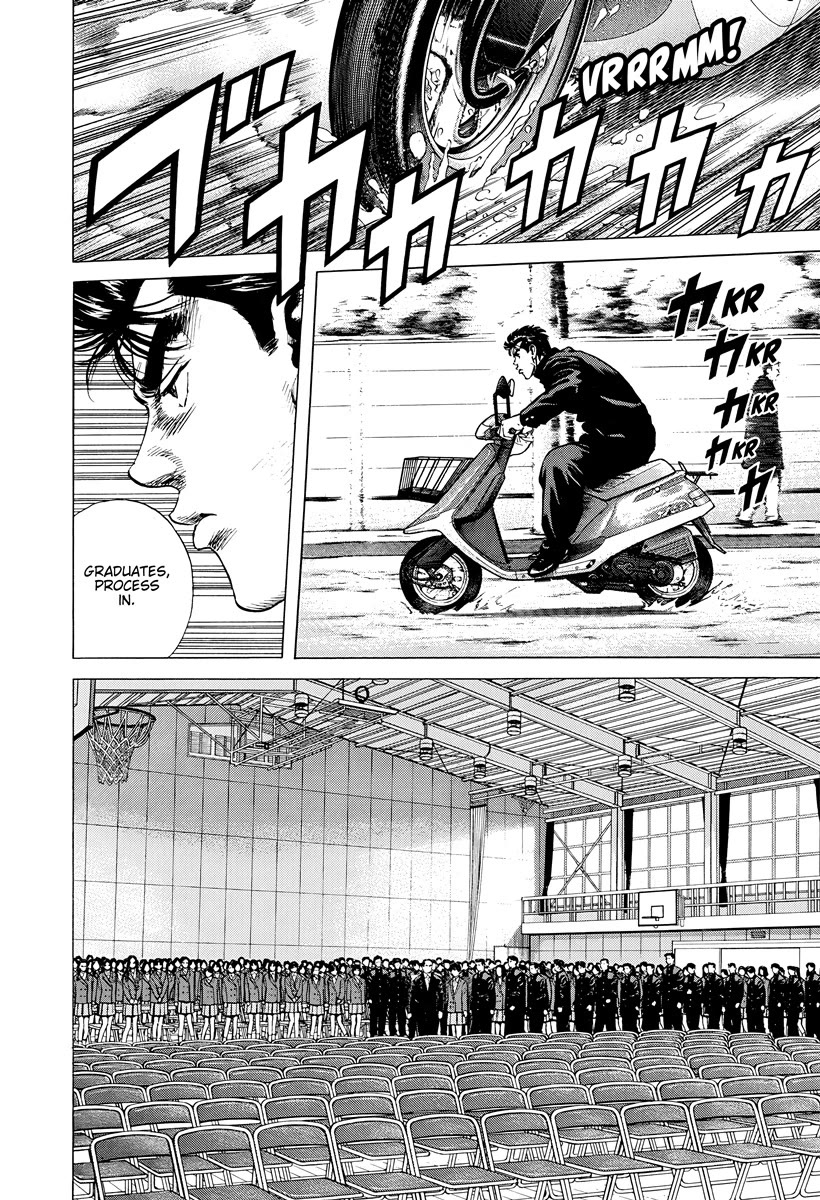 Rokudenashi Blues Chapter 419 page 16 - Chapter 419: WHITE GRADUATION