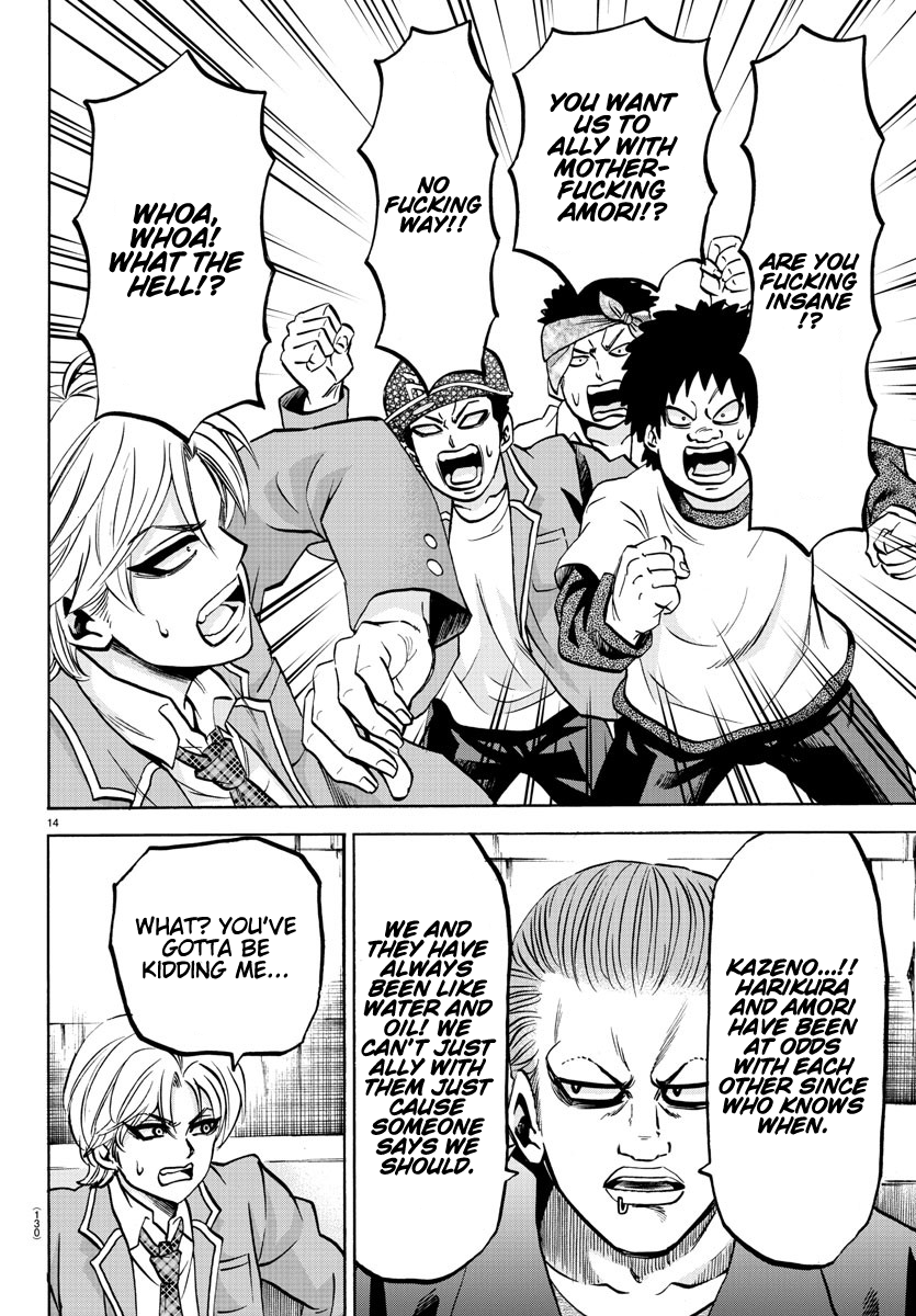 Rokudou no Onna-tachi Chapter 134 page 14 - Chapter 134: Amori And Harikura