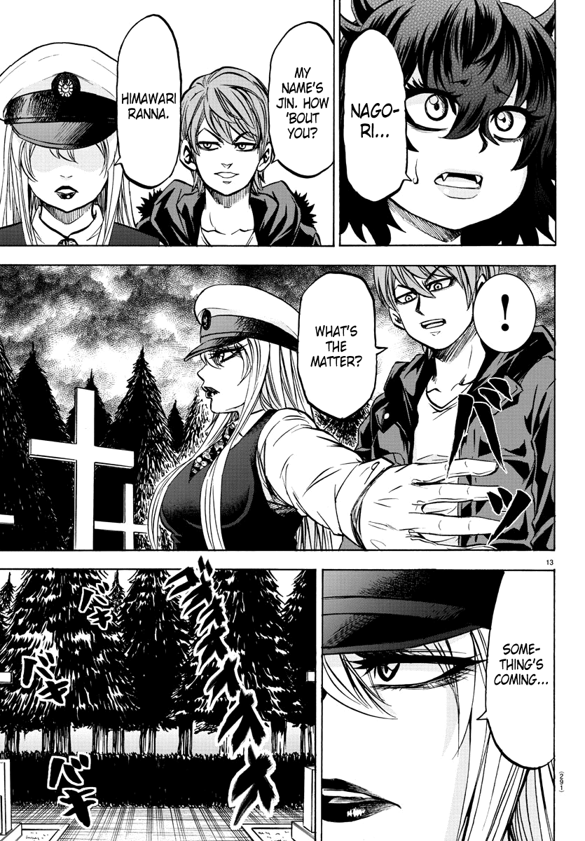 Rokudou no Onna-tachi Chapter 91 page 12 - Chapter 91: Jin's Bodyguard