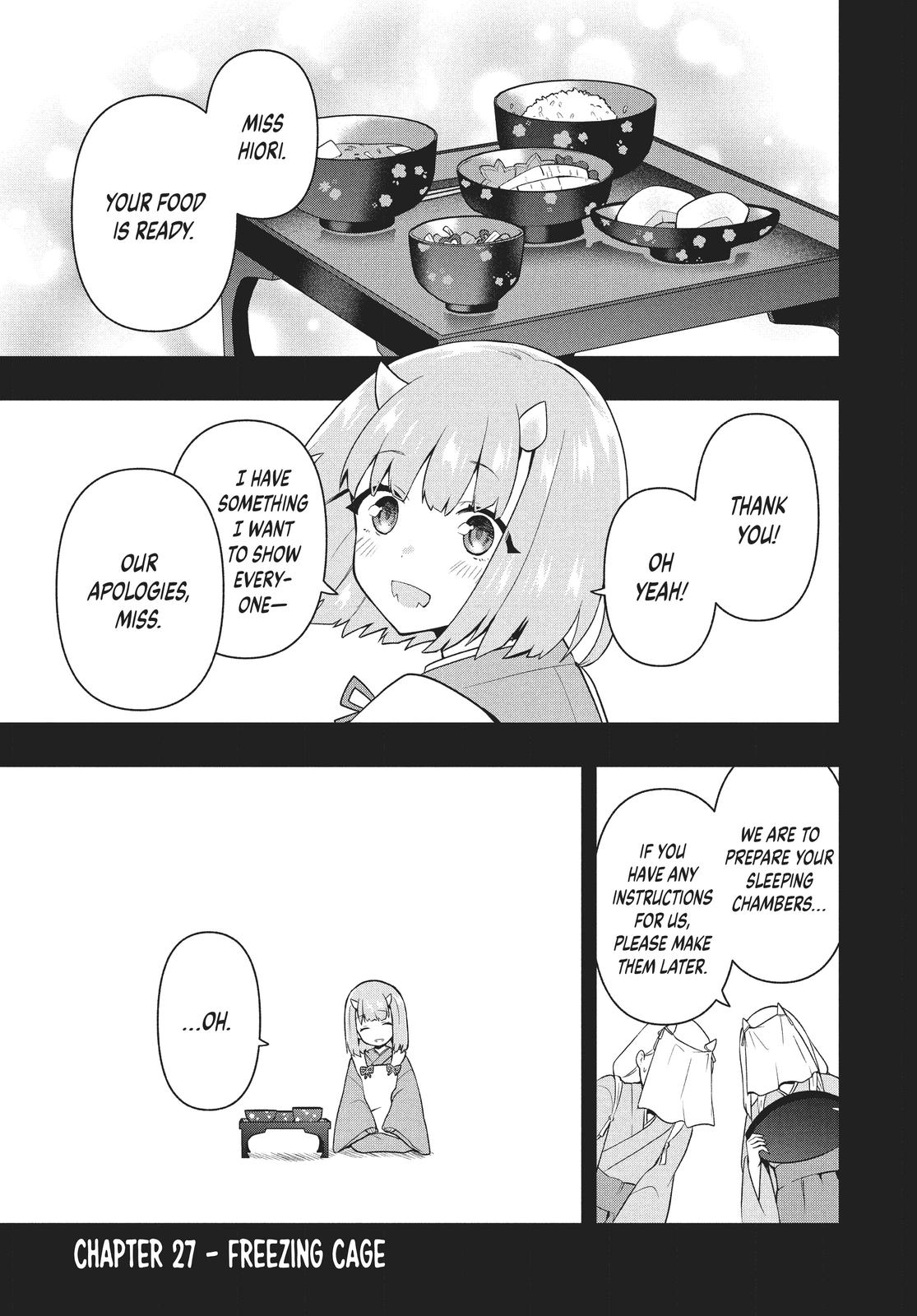 Rokuhime wa Kami Goe ni Koi ni Suru Chapter 27 page 1 - Chapter 27