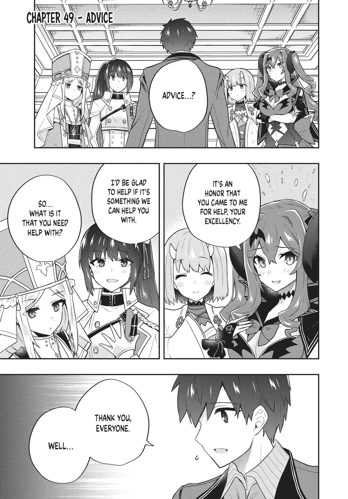 Rokuhime wa Kami Goe ni Koi ni Suru Chapter 49 page 1 - Chapter 49
